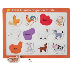 Tablero de Encaje Magnético Animalitos de la Granja