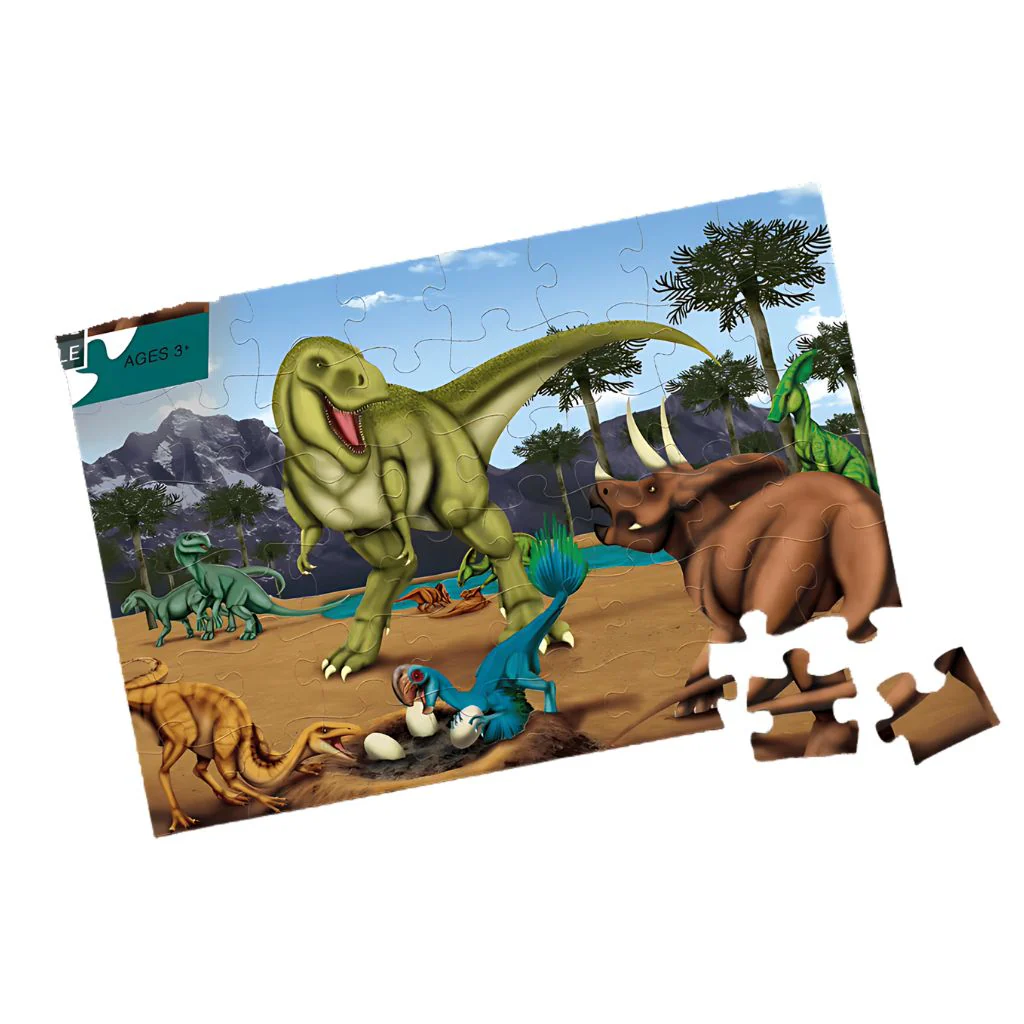 Rompecabezas Jumbo de Dinosaurios 48 Piezas
