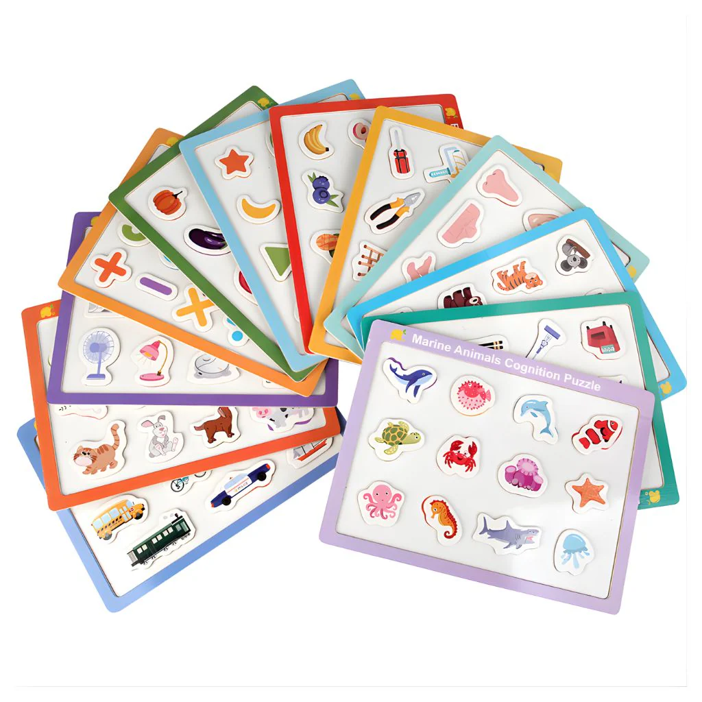 Tablero de Encaje Magnético Frutas