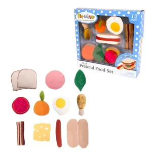 Set de Comiditas Suaves y Esponjosas de Tela 12 Piezas