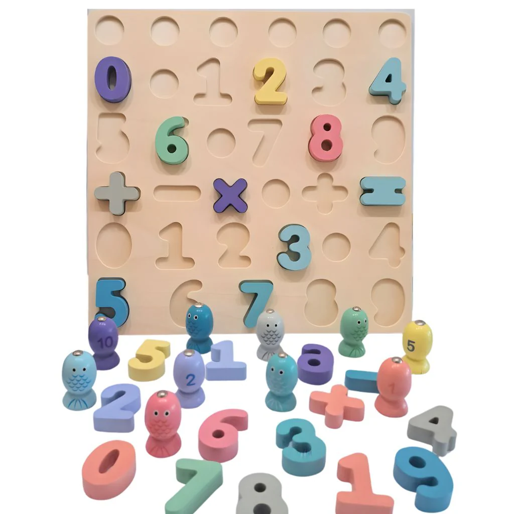 Tablero Didáctico Números con Pesca Magnética