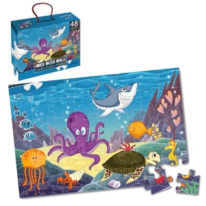 Rompecabezas Jumbo Mundo Submarino 48 Piezas