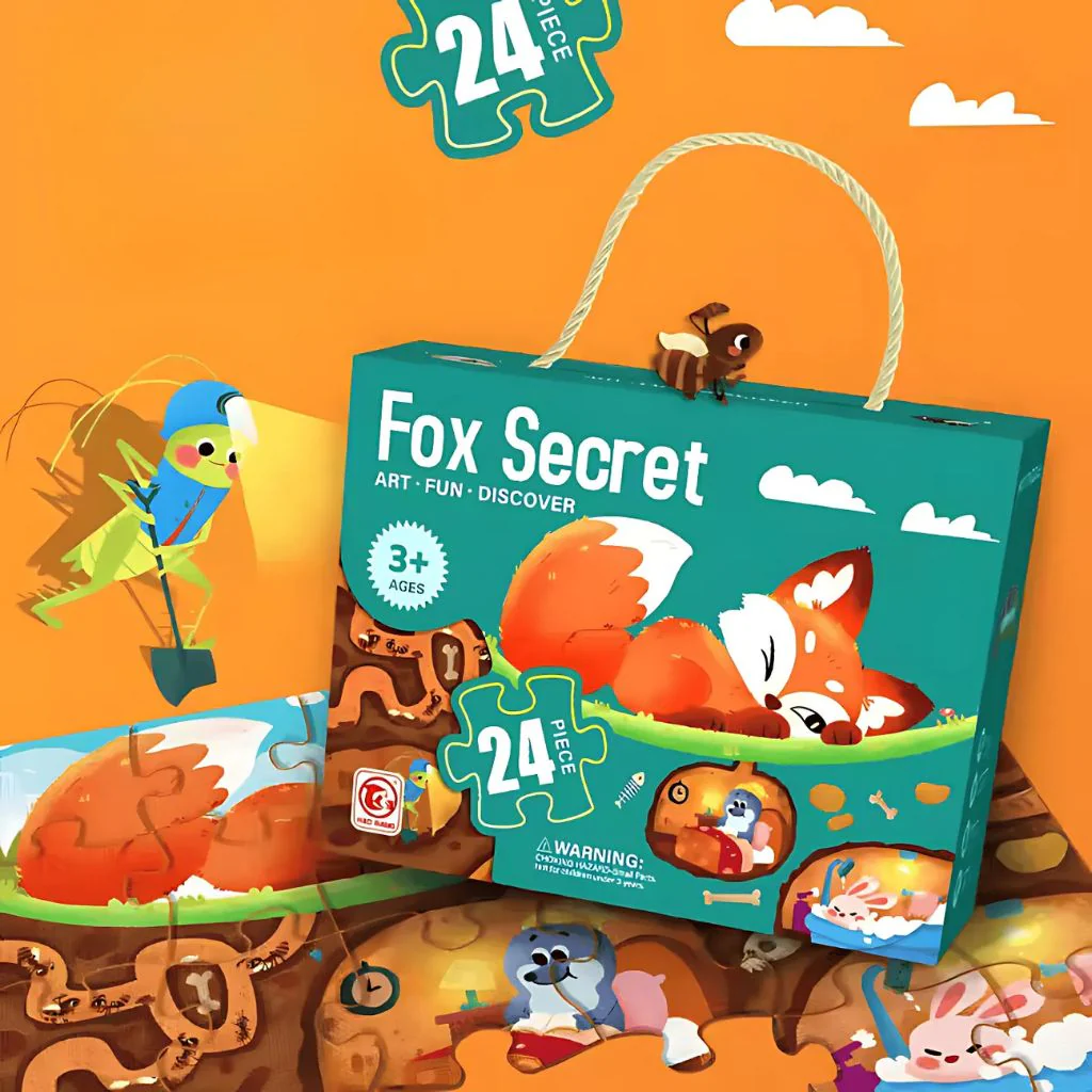 Rompecabezas Secreto del Zorro 24 Piezas