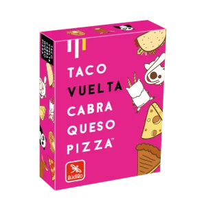 Taco, vuelta, cabra, queso, pizza- Lúdilo