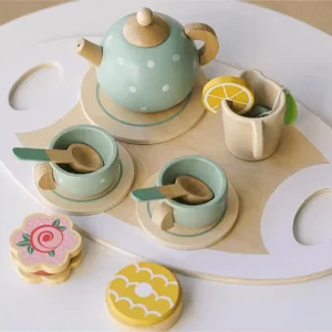 Juego de Té Madera Menta