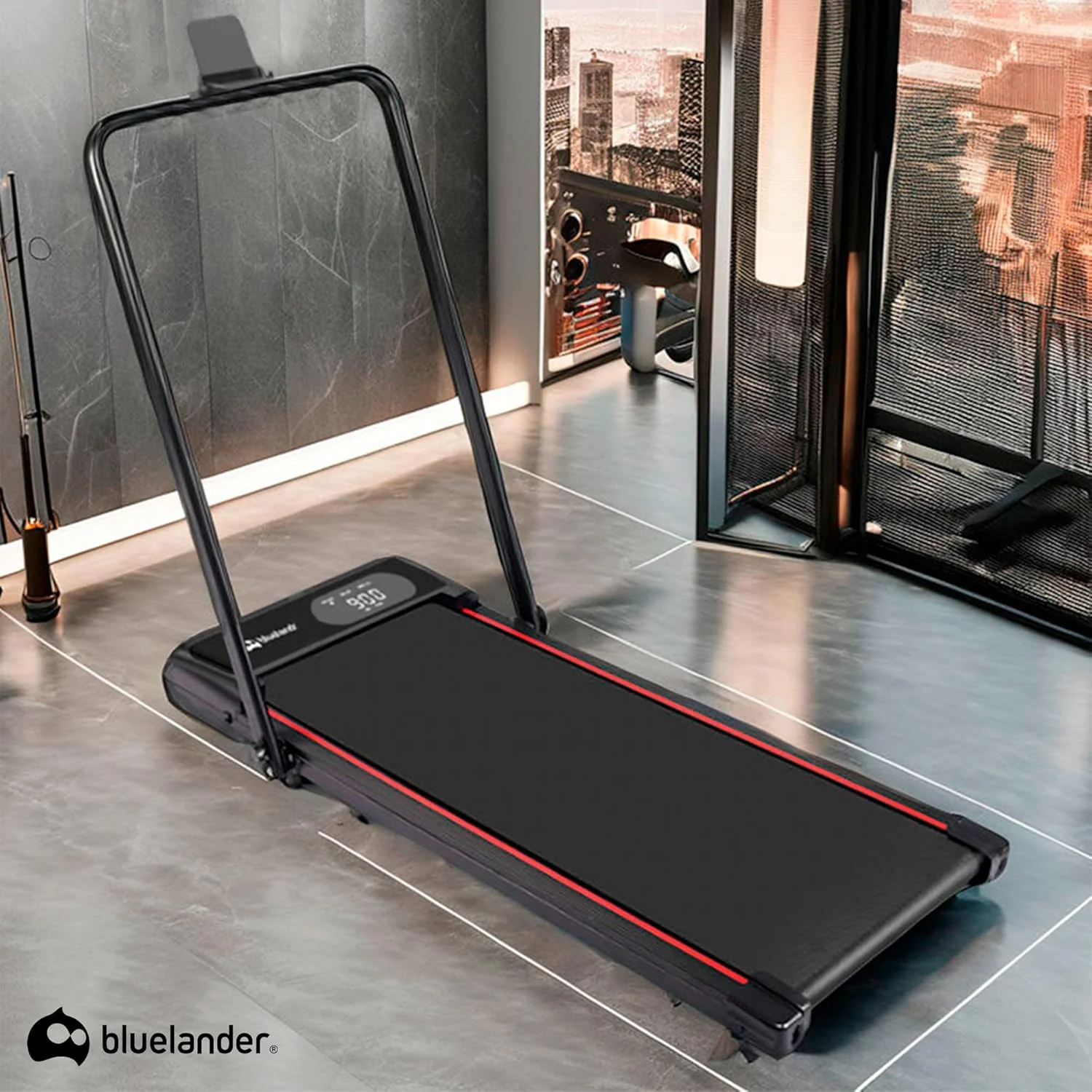 Bluelander Caminadora Eléctrica Plegable con Asa y Pantalla Digital